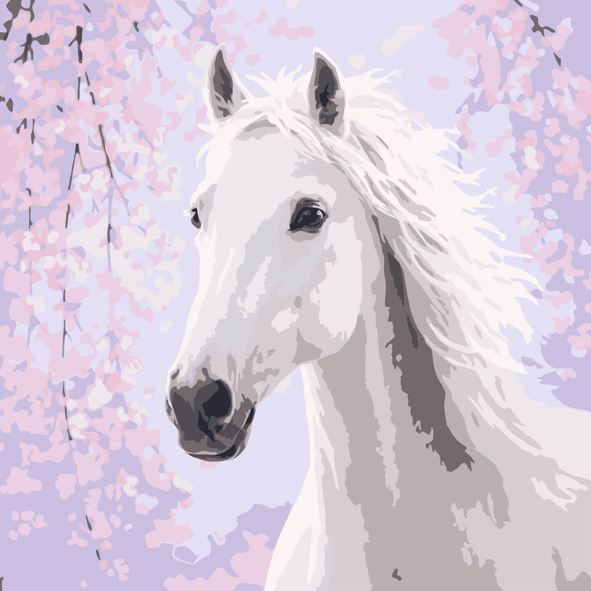 Weisses Pferd