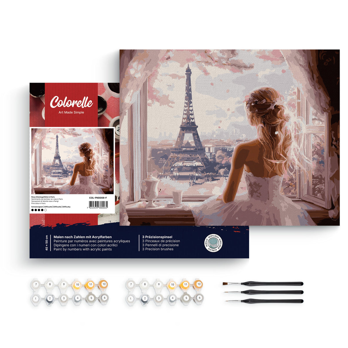 Rosa Glücksgefühle in Paris