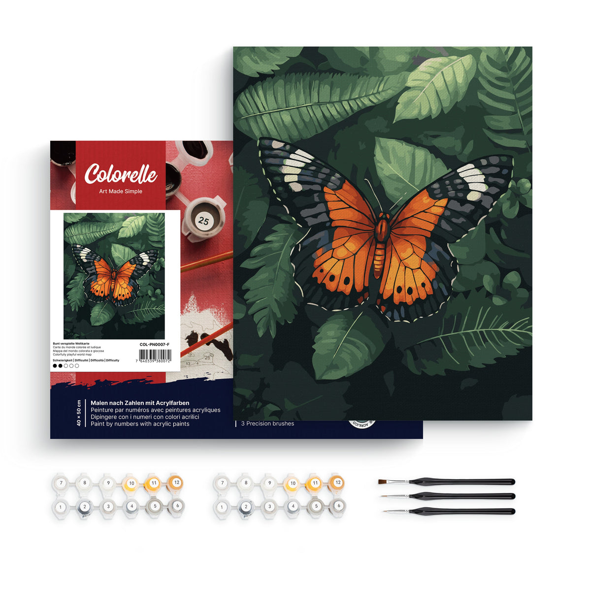 Tropischer Schmetterling