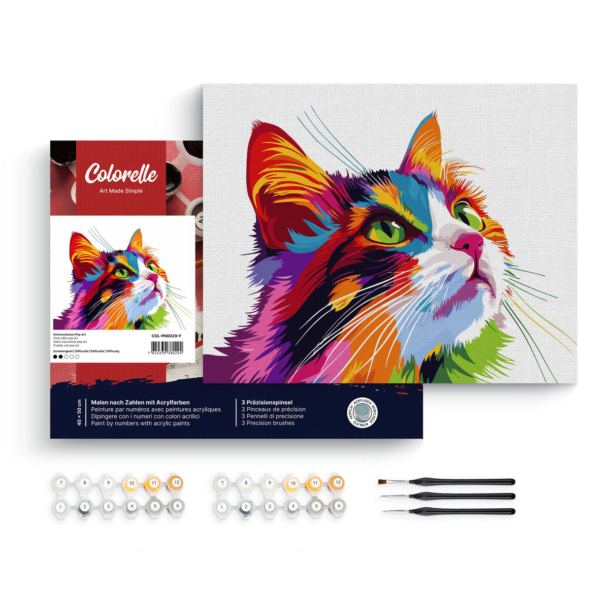 Schmusekatze Pop Art