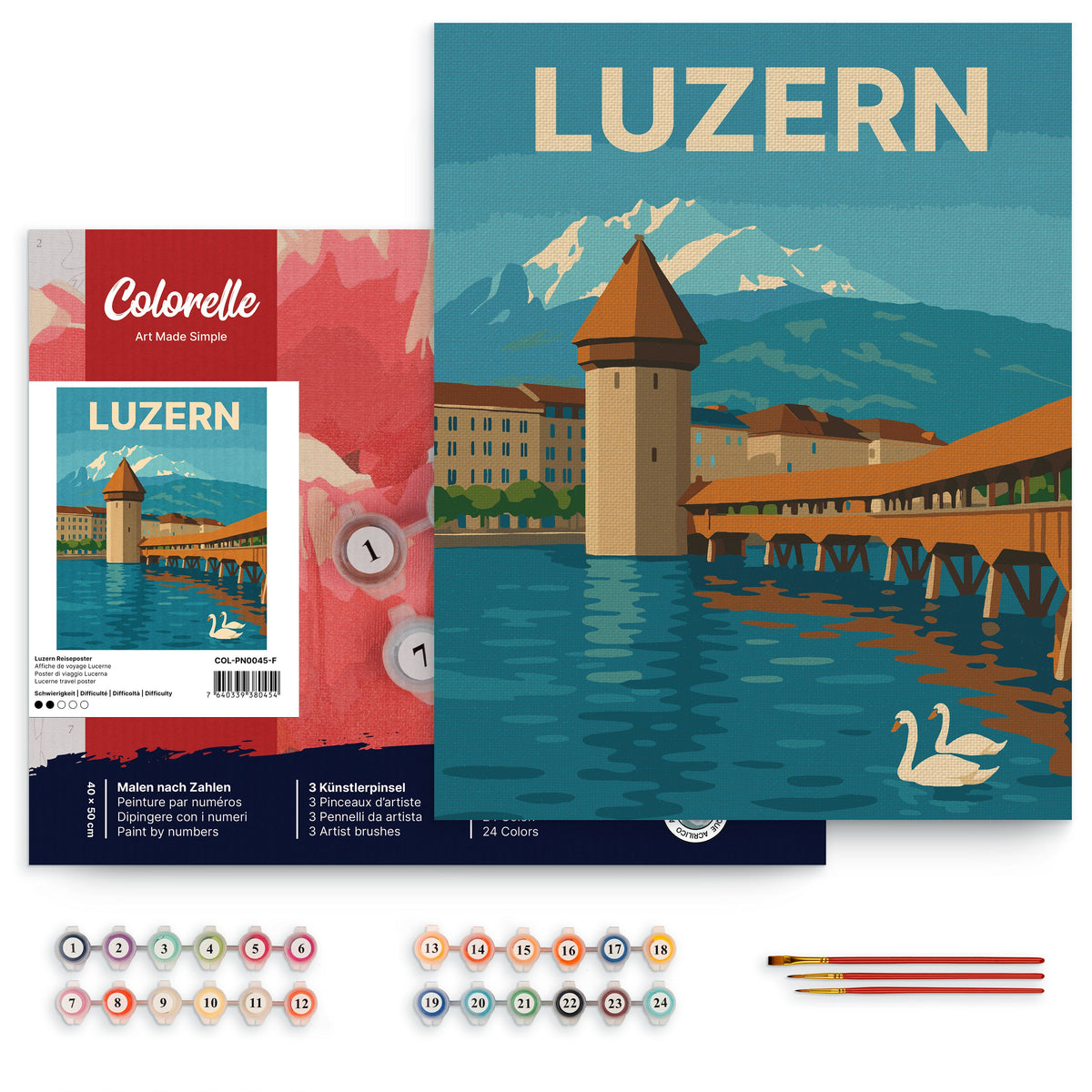 Luzern Reiseposter